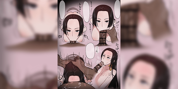 ทำลูกให้แฮนค็อก [giga] Hancock Fura + Bote Fall ハンコック フ〇ラ＋ボテ堕 (One Piece)