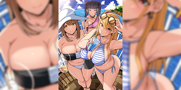 3แกล 1หนุ่มซิง [Suinose] Game Suki no Gal-tachi to Ore no Heya de Shitai Houdai 2 - Part 1