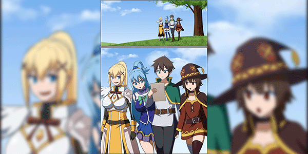 โผล่มาทุกเรื่อง [Khear] Kazuma Satou - Aqua - Megumin - Darkness 1-3 (Kono Subarashii Sekai ni Syukufuku o!)