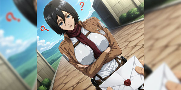 จดหมายลับถึงมิคาสะ [Neto_Ai] Love letter for mikasa