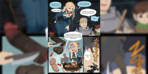 มาร์ซิลล์ปะทะมิโนทอร์ [wjs07] Marcille tries Rocky Dungeon oysters (Dungeon Meshi) [uncensored] [Thai ภาษาไทย]